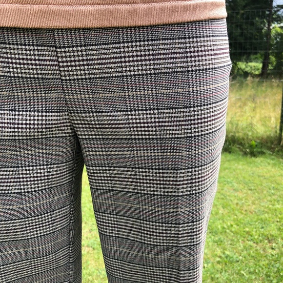 Plaid Petal Bottom Pants - Picture 1 of 8